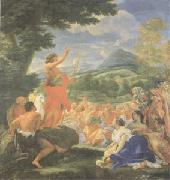 Giovanni Battista Gaulli Called Baccicio St John the Baptist Preaching (mk05) china oil painting reproduction